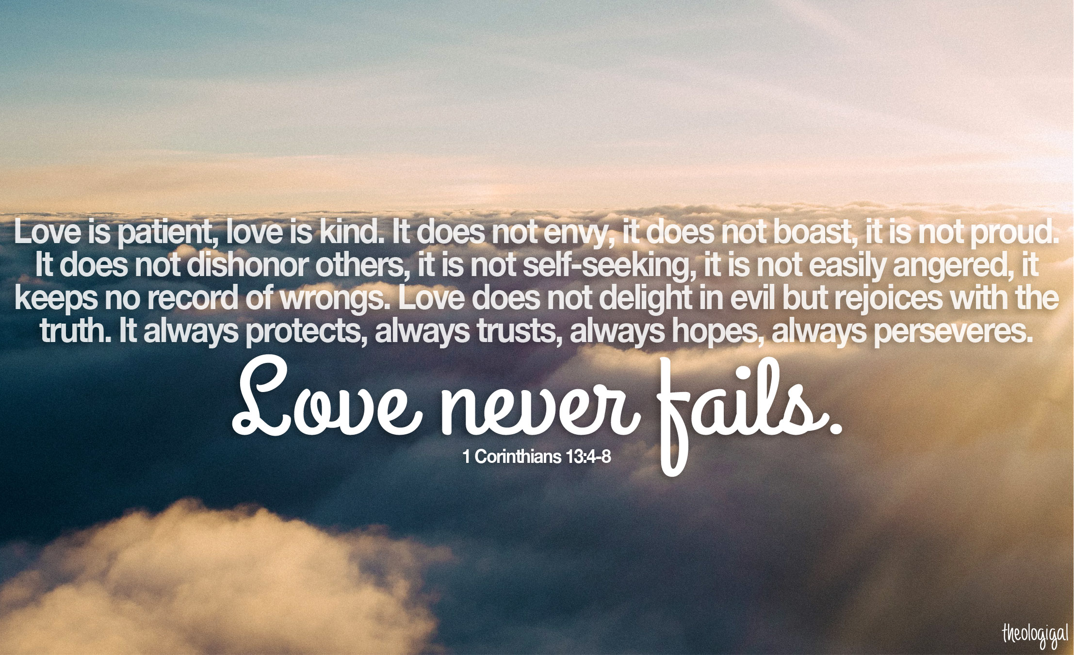 bible verse 1 corinthians 13 love is patient love is kind love never fails 2015